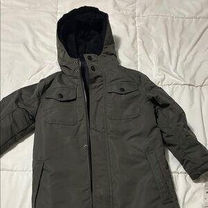 Urban Republic Olive Outerwear with Quilted Interior